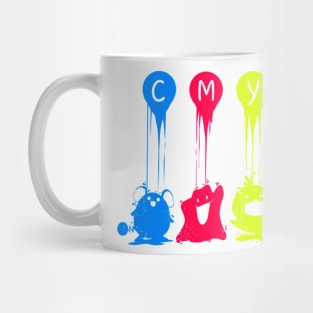 CMYK Poka Fan Parody Cartoon Mug